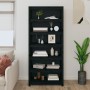 Solid black pine wood shelf 80x35x183 cm by vidaXL, Bookcases and shelves - Ref: Foro24-821698, Price: 218,04 €, Discount: %