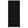 Solid black pine wood shelf 80x35x183 cm by vidaXL, Bookcases and shelves - Ref: Foro24-821698, Price: 218,04 €, Discount: %