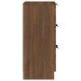 Aparadores 2 uds madera contrachapada marrón roble 30x30x70 cm de vidaXL, Aparadores - Ref: Foro24-817017, Precio: 95,63 €, D...