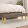 Taupe gray fabric bench 100x30x30 cm by vidaXL, Banks - Ref: Foro24-346656, Price: 53,22 €, Discount: %