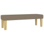 Taupe gray fabric bench 100x30x30 cm by vidaXL, Banks - Ref: Foro24-346656, Price: 53,22 €, Discount: %