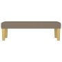 Taupe gray fabric bench 100x30x30 cm by vidaXL, Banks - Ref: Foro24-346656, Price: 53,22 €, Discount: %