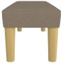 Taupe gray fabric bench 100x30x30 cm by vidaXL, Banks - Ref: Foro24-346656, Price: 53,22 €, Discount: %