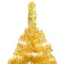 Árbol de Navidad preiluminado con luces y bolas dorado 240 cm de vidaXL, Arboles de navidad - Ref: Foro24-3077521, Precio: 12...