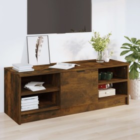 Smoked oak plywood TV cabinet 102x35.5x36.5cm by vidaXL, TV Furniture - Ref: Foro24-817084, Price: 53,99 €, Discount: %