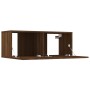 TV furniture set 8 pieces brown oak plywood by vidaXL, TV Furniture - Ref: Foro24-3114237, Price: 389,99 €, Discount: %