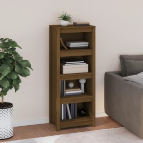 Regal aus massivem honigbraunem Kiefernholz, 50 x 35 x 125,5 cm von vidaXL, Bücherregale und Regale - Ref: Foro24-821712, Pre...