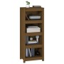 Solid honey brown pine wood shelf 50 x 35 x 125.5 cm by vidaXL, Bookcases and shelves - Ref: Foro24-821712, Price: 86,13 €, D...