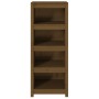 Solid honey brown pine wood shelf 50 x 35 x 125.5 cm by vidaXL, Bookcases and shelves - Ref: Foro24-821712, Price: 86,13 €, D...