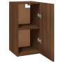 TV furniture set 8 pieces brown oak plywood by vidaXL, TV Furniture - Ref: Foro24-3114293, Price: 258,81 €, Discount: %