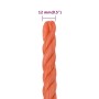 Cuerda de trabajo polipropileno naranja 12 mm 50 m de vidaXL, Sogas y cuerdas metálicas - Ref: Foro24-152939, Precio: 26,93 €...