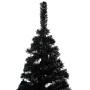 Árbol de Navidad preiluminado con luces y bolas negro 180 cm de vidaXL, Arboles de navidad - Ref: Foro24-3077504, Precio: 61,...