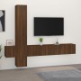 TV furniture set 5 pieces brown oak plywood by vidaXL, TV Furniture - Ref: Foro24-3114253, Price: 204,30 €, Discount: %