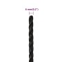 Cuerda de trabajo polipropileno negro 6 mm 250 m de vidaXL, Sogas y cuerdas metálicas - Ref: Foro24-153004, Precio: 34,99 €, ...