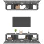 Muebles TV 4 uds madera contrachapada gris Sonoma 80x30x30 cm de vidaXL, Muebles TV - Ref: Foro24-3114188, Precio: 141,99 €, ...