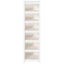 Solid white pine wood shelf 50x35x183 cm by vidaXL, Bookcases and shelves - Ref: Foro24-821720, Price: 154,89 €, Discount: %