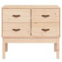 Solid pine wood console table 90x40x78 cm by vidaXL, Sideboards - Ref: Foro24-821739, Price: 115,98 €, Discount: %