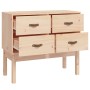 Solid pine wood console table 90x40x78 cm by vidaXL, Sideboards - Ref: Foro24-821739, Price: 115,98 €, Discount: %