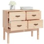 Solid pine wood console table 90x40x78 cm by vidaXL, Sideboards - Ref: Foro24-821739, Price: 115,98 €, Discount: %