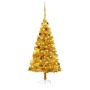 Pre-lit Christmas tree with lights and balls gold 180 cm by vidaXL, Christmas trees - Ref: Foro24-3077519, Price: 70,25 €, Di...