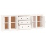 Solid white pine wood sideboard 230 x 35 x 80 cm by vidaXL, Sideboards - Ref: Foro24-3114075, Price: 379,58 €, Discount: %