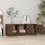 Oak brown plywood TV cabinet 102x35x36.5 cm by vidaXL, TV Furniture - Ref: Foro24-817083, Price: 75,82 €, Discount: %