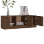 Oak brown plywood TV cabinet 102x35x36.5 cm by vidaXL, TV Furniture - Ref: Foro24-817083, Price: 75,82 €, Discount: %