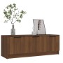 Oak brown plywood TV cabinet 102x35x36.5 cm by vidaXL, TV Furniture - Ref: Foro24-817083, Price: 75,82 €, Discount: %