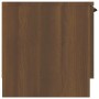 Oak brown plywood TV cabinet 102x35x36.5 cm by vidaXL, TV Furniture - Ref: Foro24-817083, Price: 75,82 €, Discount: %