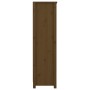 Estantería madera maciza de pino marrón miel 80x35x126 cm de vidaXL, Librerías y estanterías - Ref: Foro24-821687, Precio: 13...