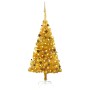 Árbol de Navidad preiluminado con luces y bolas dorado 150 cm de vidaXL, Arboles de navidad - Ref: Foro24-3077518, Precio: 62...