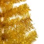 Árbol de Navidad preiluminado con luces y bolas dorado 150 cm de vidaXL, Arboles de navidad - Ref: Foro24-3077518, Precio: 62...