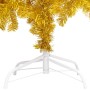 Árbol de Navidad preiluminado con luces y bolas dorado 150 cm de vidaXL, Arboles de navidad - Ref: Foro24-3077518, Precio: 62...