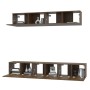 Set de muebles para TV 5 pzas madera contrachapada roble marrón de vidaXL, Muebles TV - Ref: Foro24-3114429, Precio: 195,99 €...