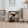 Solid pine wood wine rack in honey brown color, 62x25x62 cm by vidaXL, Wine and liquor cabinets - Ref: Foro24-821762, Price: ...