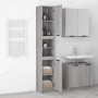 Gray Sonoma plywood bathroom cabinet 32x34x188.5 cm by vidaXL, Lockers and storage cabinets - Ref: Foro24-817070, Price: 100,...