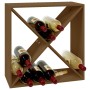 Botellero madera maciza de pino marrón miel 62x25x62 cm de vidaXL, Armarios para vino y licores - Ref: Foro24-821762, Precio:...