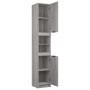 Gray Sonoma plywood bathroom cabinet 32x34x188.5 cm by vidaXL, Lockers and storage cabinets - Ref: Foro24-817070, Price: 100,...