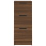 Aparador madera contrachapada color marrón roble 30x30x70 cm de vidaXL, Aparadores - Ref: Foro24-817016, Precio: 54,75 €, Des...