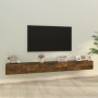 Set de muebles de TV 3 pzas madera contrachapada roble ahumado de vidaXL, Muebles TV - Ref: Foro24-3114483, Precio: 138,41 €,...