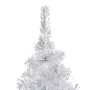 Árbol de Navidad preiluminado con luces y bolas plateado 180 cm de vidaXL, Arboles de navidad - Ref: Foro24-3077524, Precio: ...