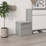 Sonoma gray plywood stool drawer 40.5x40x40 cm by vidaXL, Storage baskets - Ref: Foro24-820518, Price: 37,62 €, Discount: %