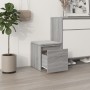 Sonoma gray plywood stool drawer 40.5x40x40 cm by vidaXL, Storage baskets - Ref: Foro24-820518, Price: 37,11 €, Discount: %