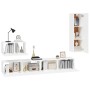 Set de muebles para TV 4 piezas madera contrachapada blanco de vidaXL, Muebles TV - Ref: Foro24-3114326, Precio: 187,57 €, De...