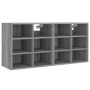 Mueble zapatero 2 uds color gris Sonoma 52,5x30x50 cm de vidaXL, Taquillas y armarios de almacenamiento - Ref: Foro24-820511,...