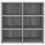 Shoe rack furniture 2 units Sonoma gray color 52.5x30x50 cm by vidaXL, Lockers and storage cabinets - Ref: Foro24-820511, Pri...