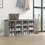 Shoe rack furniture 2 units Sonoma gray color 52.5x30x50 cm by vidaXL, Lockers and storage cabinets - Ref: Foro24-820511, Pri...