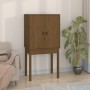 Aparador alto madera maciza de pino marrón miel 60x40x120 cm de vidaXL, Aparadores - Ref: Foro24-821747, Precio: 86,04 €, Des...