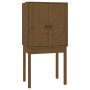 High sideboard solid honey brown pine wood 60x40x120 cm by vidaXL, Sideboards - Ref: Foro24-821747, Price: 85,81 €, Discount: %