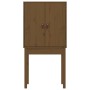 Aparador alto madera maciza de pino marrón miel 60x40x120 cm de vidaXL, Aparadores - Ref: Foro24-821747, Precio: 86,04 €, Des...